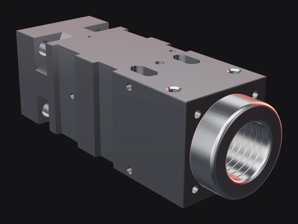 Furukawa HB30G (eski tip) burçlu alt gövde, ön görünüş