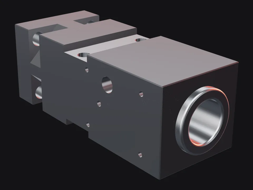 Toyo THBB 801 front head with bushings and pins, front view