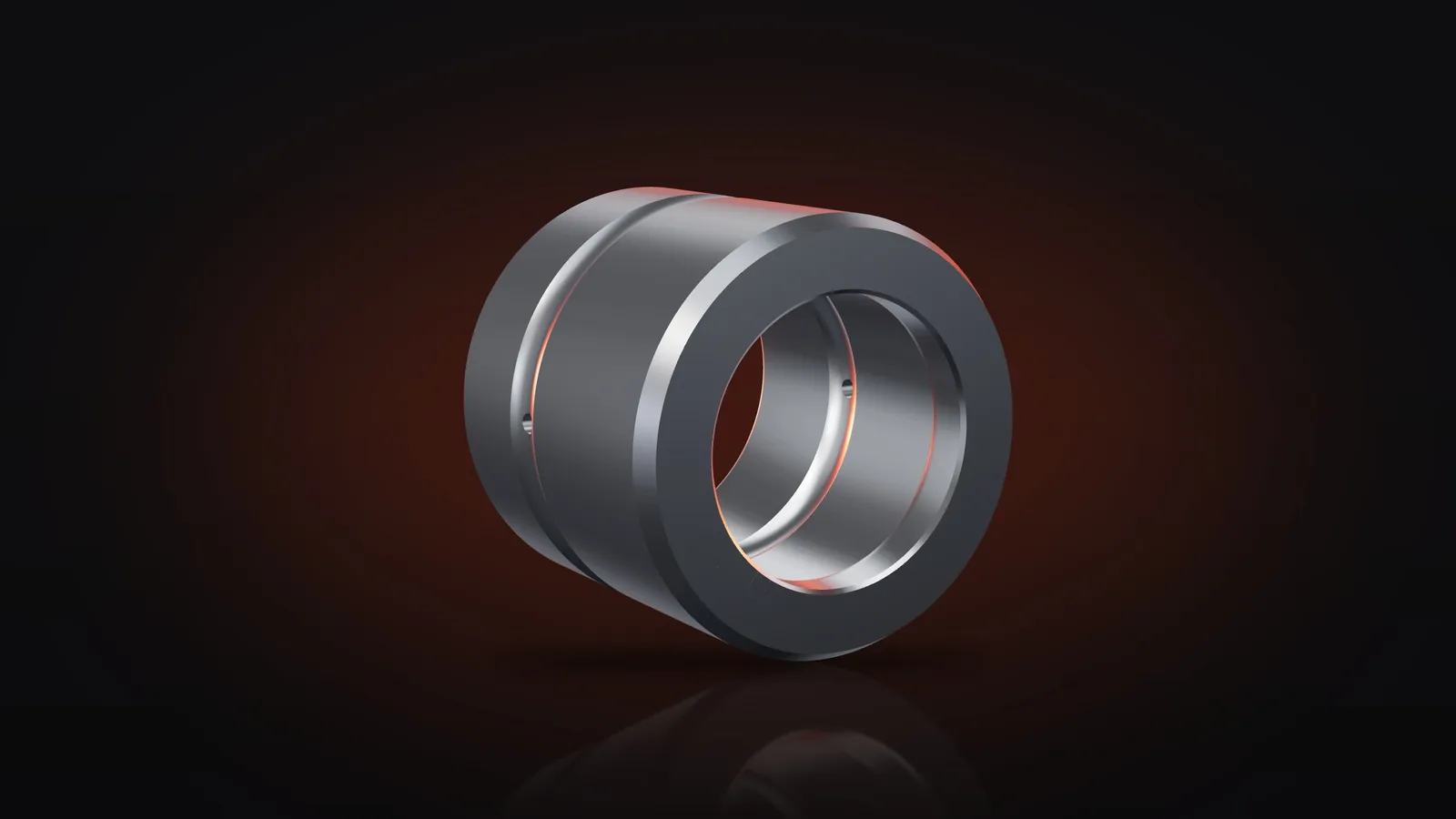 MTB 40 thrust ring and upper bushing (one piece), general view