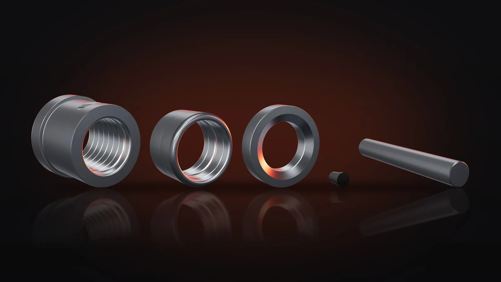 MTB 215 / 210 II bushing set, general view