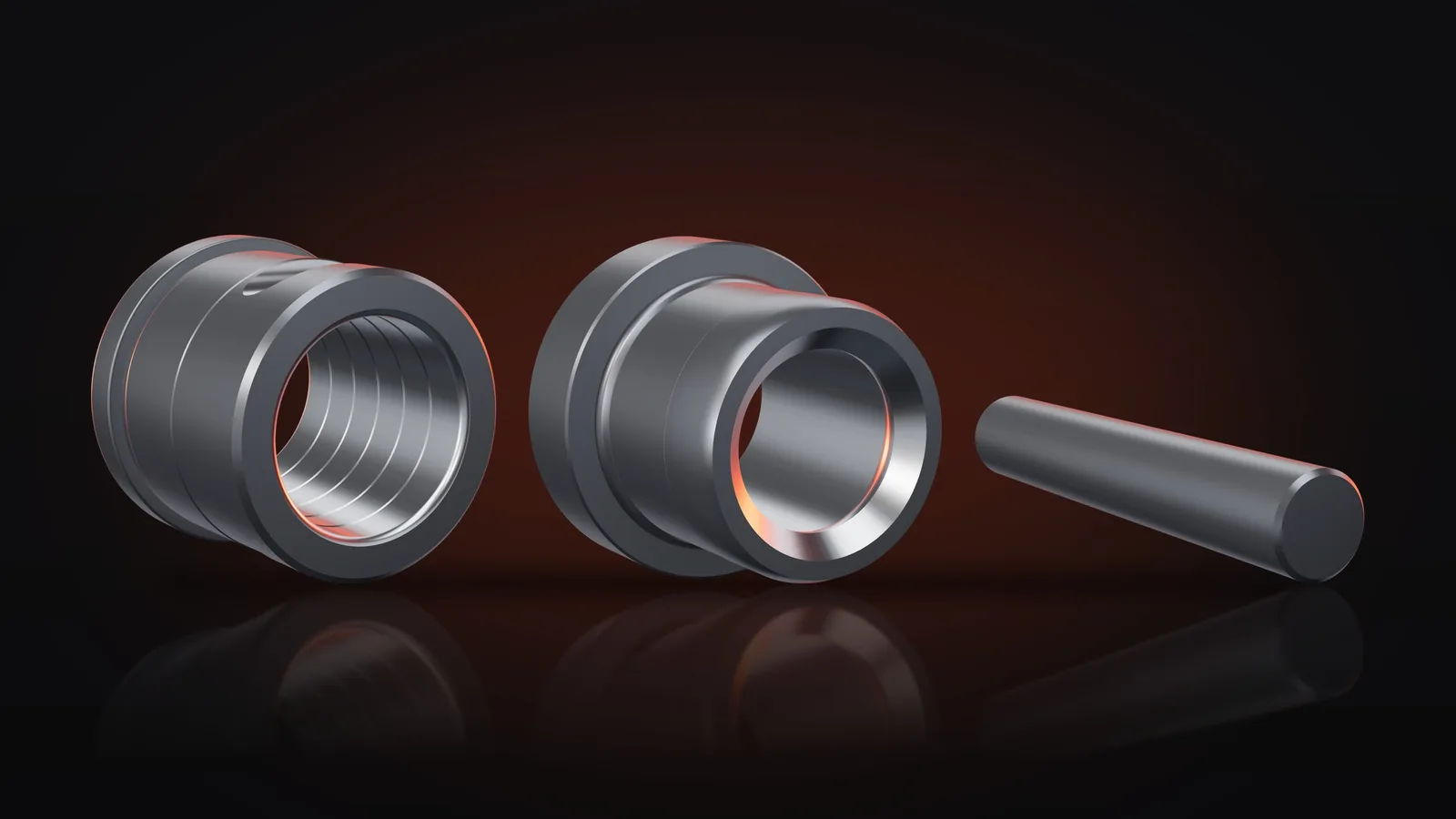 Rammer S84 bushing set, general view