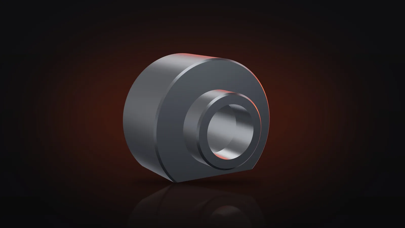 Furukawa HB20G (old type) through bolt lower nut, general view