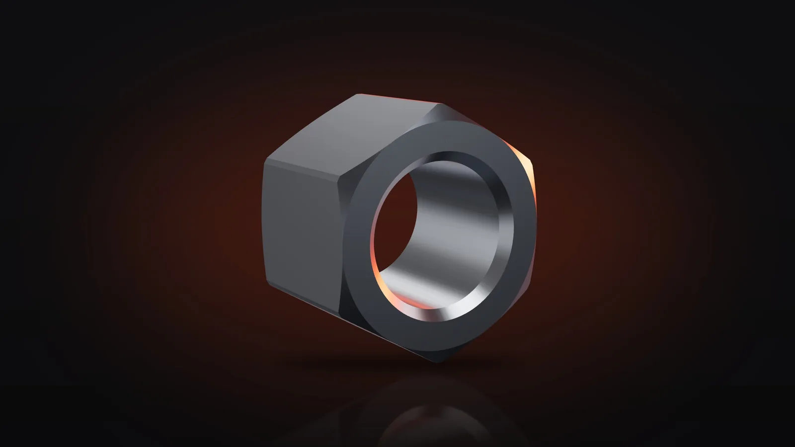 Furukawa HB30G (old type) through bolt upper nut, general view