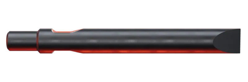 Montabert V 1600 Chisel breaker tip, side view