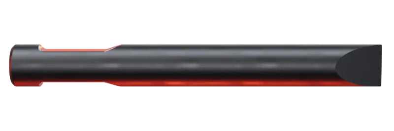 Indeco HP 1800 Chisel breaker tip, side view