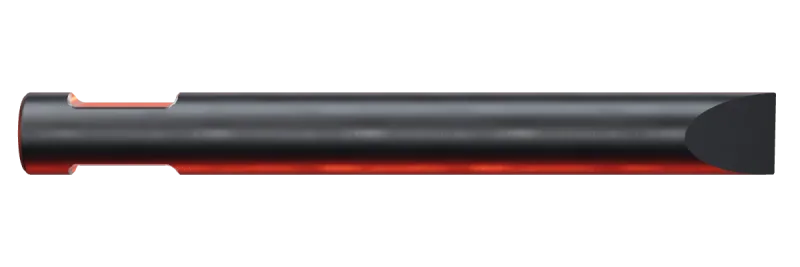 KU115-02 Keski kırıcı ucu, yandan görünüş