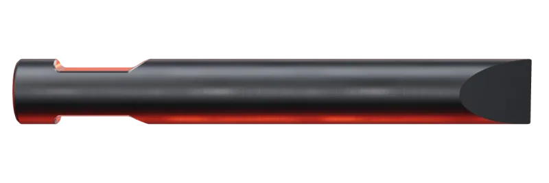 Indeco HP 900 Chisel breaker tip, side view