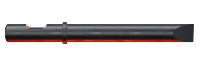 Krupp HM 600 Chisel breaker tip, side view