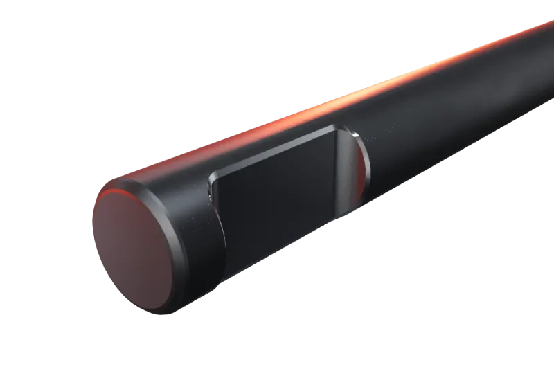 KU57-05 breaker tip key slot and rear end, close-up