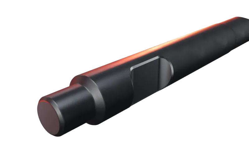 KU156-01 kırıcı ucunun kama kanalı ve arka ucu, yakın görünüş