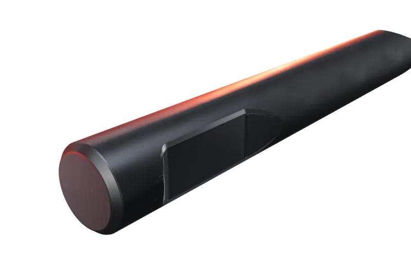 KU135-20 kırıcı ucunun kama kanalı ve arka ucu, yakın görünüş