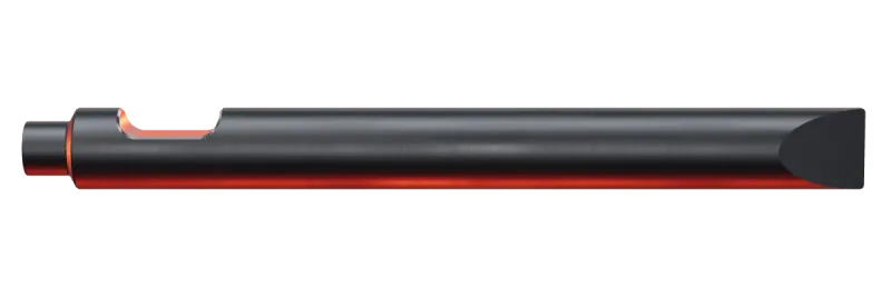 Krupp HM 60 ECO V Chisel breaker tip, side view