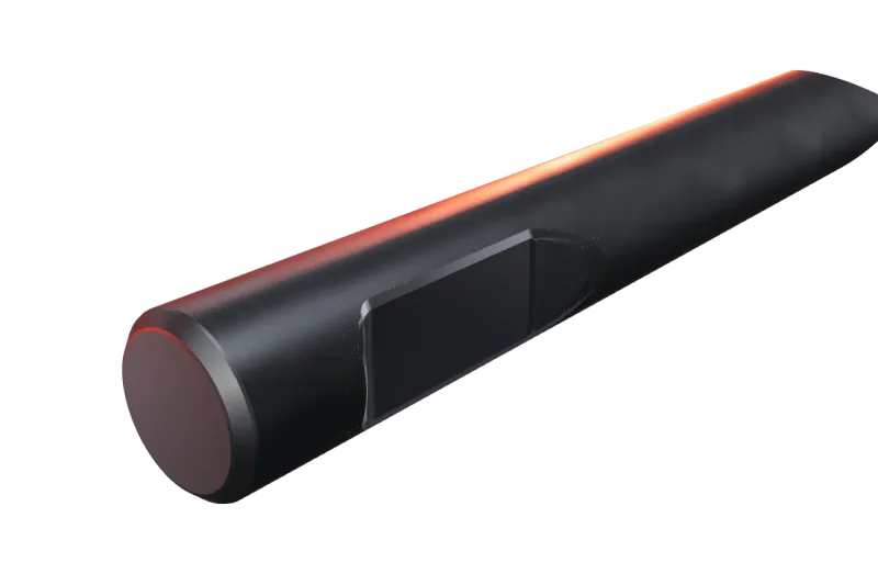 KU150-24 kırıcı ucunun kama kanalı ve arka ucu, yakın görünüş