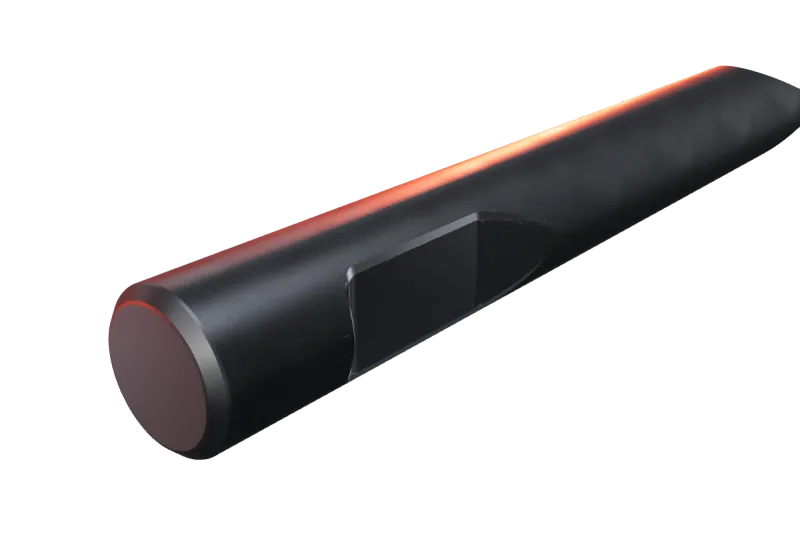 KU165-06 kırıcı ucunun kama kanalı ve arka ucu, yakın görünüş