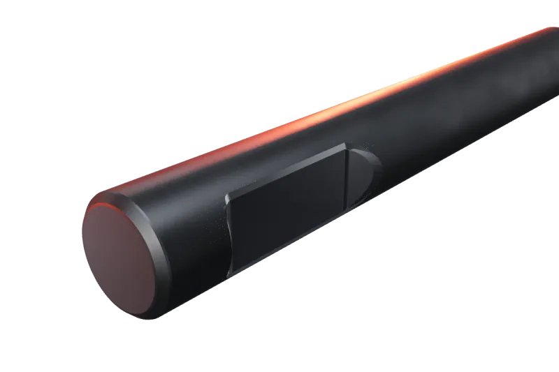 KU119-01 kırıcı ucunun kama kanalı ve arka ucu, yakın görünüş