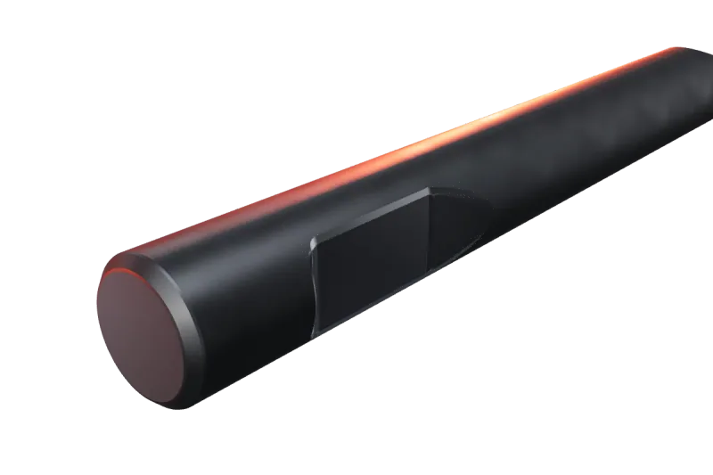 KU180-05 kırıcı ucunun kama kanalı ve arka ucu, yakın görünüş