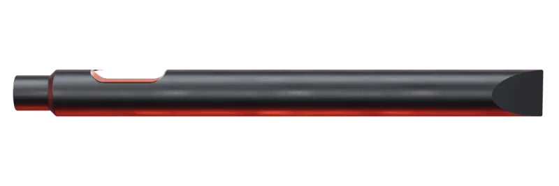 Krupp HM 301 (300) Chisel breaker tip, side view