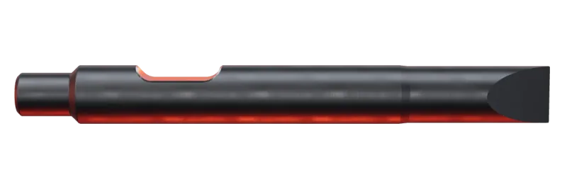 KU165-12 Chisel breaker tip, side view
